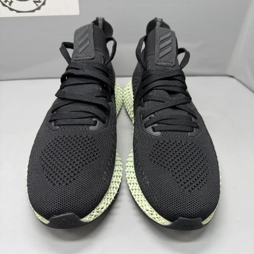 Adidas Alphaedge 4D Parley Black Green Running Shoes Men’s Size 7.5 EF3453
